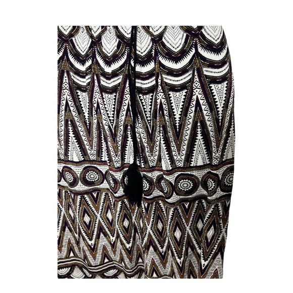 H&M Maxi viscose weave pattern with drawstring tassels and slit - Picture 3 of 7